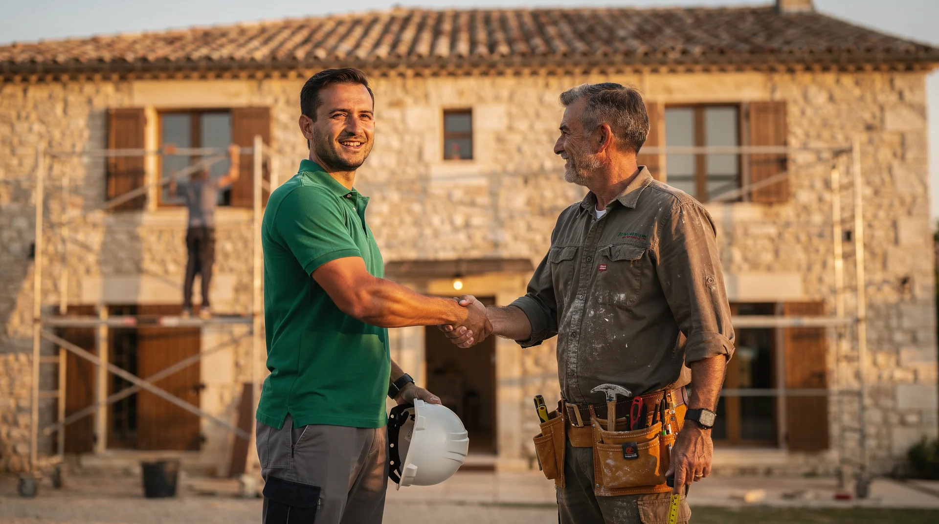 Artisan partenaire Klevio sur chantier en Occitanie